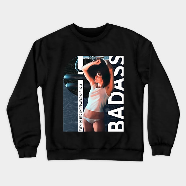 Badass For Ever - Vintage Movie Collection Crewneck Sweatshirt by SimonSay